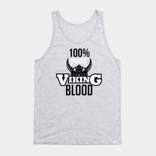 100% pure Viking blood (white) Tank Top